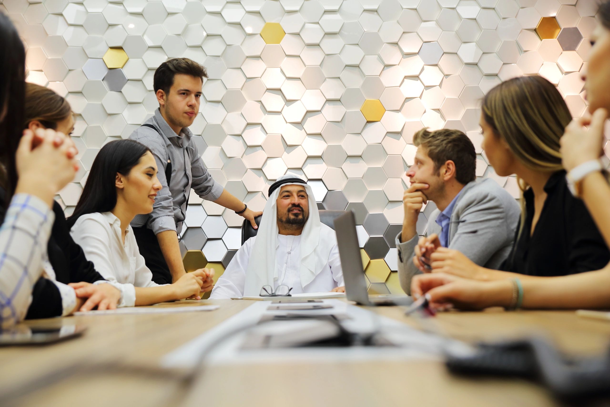 digital marketing strategy meeting business UAE