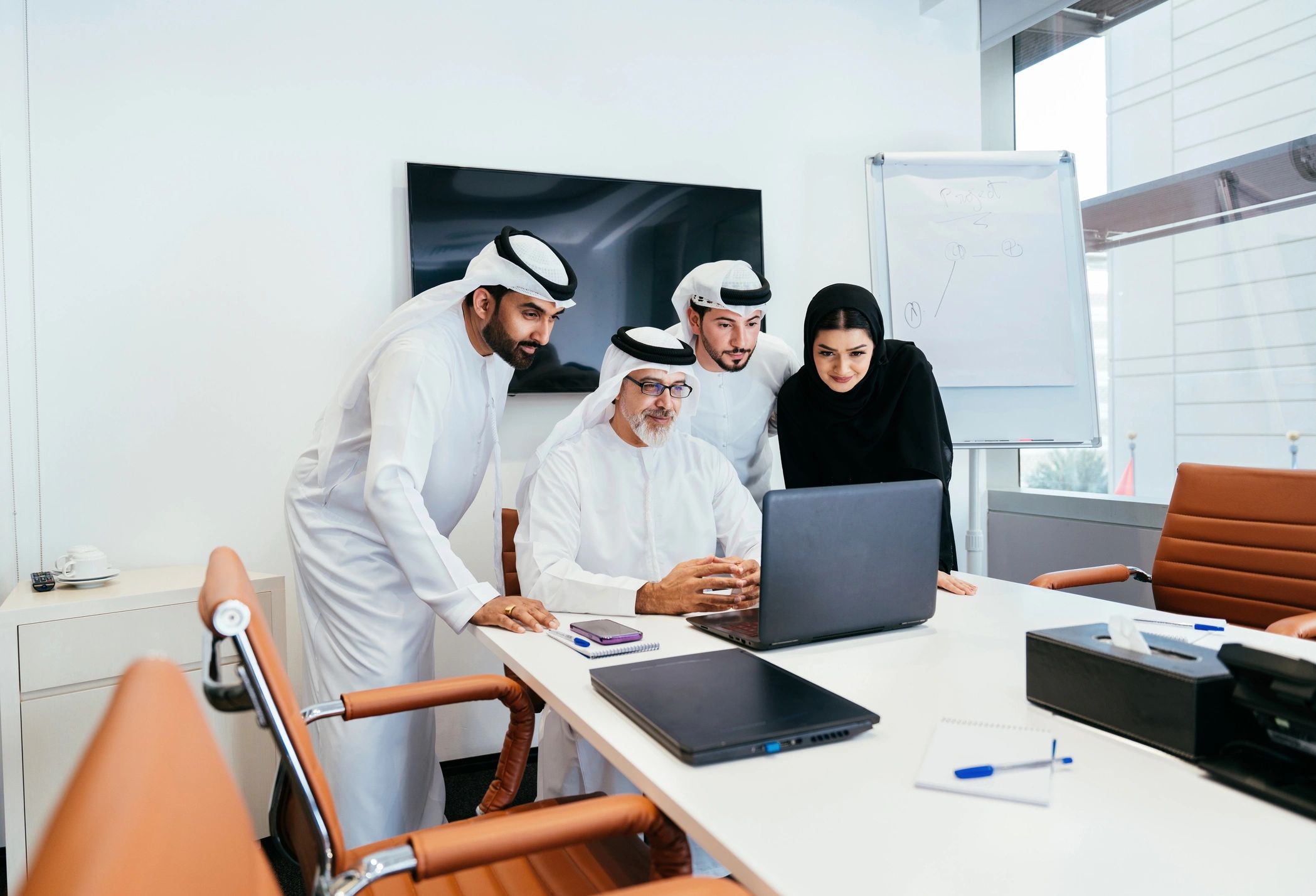 satisfied business client UAE